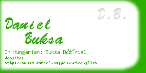 daniel buksa business card